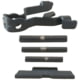 Centennial Defense Systems Extended Control Kit w/Mag Release for Gen 5 Glock, Serrated, 3 Pins, Glock Gray, 40364