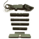 Centennial Defense Systems Extended Control Kit w/Serrated Mag Release for Gen 4 Glock 9mm, .40S&amp;W, .357SIG, 4 Pins, OD Green, 40107