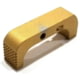 Centennial Defense Systems Extended Mag Release for Glock 43X/48, Stippled, Gold, 20519