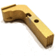 Centennial Defense Systems Extended Mag Release w/2.5lb Spring for Gen 1-3 9mm, .40S&amp;W, .357SIG Glock, Serrated, Gold, 20594
