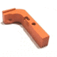 Centennial Defense Systems Extended Mag Release w/2.5lb Spring for Gen 1-3 9mm, .40S&amp;W, .357SIG Glock, Serrated, Hi-Viz Orange, 20595