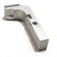 Centennial Defense Systems Extended Mag Release w/2.5lb Spring for Gen 1-3 10mm, .45ACP Glock, Serrated, Satin Aluminum, 20631