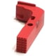 Centennial Defense Systems Extended Mag Release w/2.5lb Spring for Gen 1-3 9mm, .40S&amp;W, .357SIG Glock, Stippled, Red, 20615