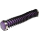 Centennial Defense Systems Glock 26/27 Gen 1-5 CDS Stainless Single Spring Guide Rod Assembly, Purple, 20lb Spring, 15238