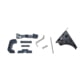 Centennial Defense Systems Glock 43 Lower Parts Kit, Strippled,2.5lb Mag Catch Spring, Factory Trigger Spring Weight, Glock Gray, LPK-EXT-MOD94