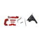 Centennial Defense Systems Glock 43 Lower Parts Kit, Strippled, 5lb Mag Catch Spring, 25% Power Trigger Spring, Red, LPK-EXT-MOD161