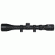 Nikko Stirling Mountmaster Rimfire Rifle Scope 3-9x40mm 4-Plex Reticle Matte Black Finish With 3/8 Inch Rings, EDEMO1
