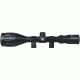 Nikko Stirling Mountmaster Rimfire Rifle Scope 4-12x50mm Adjustable Objective Illuminated Mil-Dot Reticle Matte Black Finish With 3/8 Inch Rings
