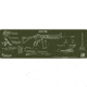 Cerus Gear AR-15 Instructional Promat - Olive Drab Green, IM-AR15-INS-ODG
