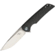 CH Knives Linerlock CF Folding Knife, 3.5in Satin Vg-10 SS Blade, Pocket Clip, Carbon Fiber G10 Laminate Handle, CH3510CF