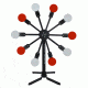 Challenge Targets Commercial Grade Double Texas Star, Black, CT-DBL-TEXAS-STAR