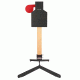 Challenge Targets Handgun Paddle Target - Static Stand, Black SS-PT2324-H