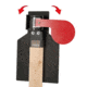 Challenge Targets Handgun Paddle Target - Static Stand, Black SS-PT2324-H