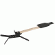 Challenge Targets Steel IPSC Torso Target, Black, Heavy Base, Handgun Rated PS-HD-80023-R