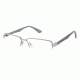 Champion Eyes 1005 Single Vision Prescription Eyeglasses - Frame SHINY GUN, Size 54/16mm CU100501