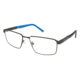Champion Eyes 2019 Progressive Prescription Eyeglasses - Frame Black-Blue, Size 56/17mm CU201903