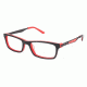 Champion Eyes 7004 Single Vision Prescription Eyeglasses - Frame SHINY BLACK, Size 49/17mm CU700401
