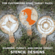 Champion Steel Target Painting Stencils, 3 Pack, Steel, 44120