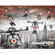 Champion Traps and Targets Full-Color Targets Drone Attack, 11x14 Inches, 12 Per Package, 01003799