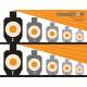 Champion Traps and Targets Full-Color Targets Know Your Limits, 8.5x11 Inches, 12 Per Package, 01003803