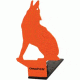 Metal Pop-Up Target,Howling Coyote Shape