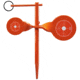 Champion Traps and Targets Rimfire Screw-In Double Gong Spinner Steel Target, Orange, Small, 40879