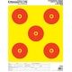 Champion Shotkeeper Targets, Yellow/Red 5-Bullseye, Large - 12 Pack - 45563