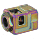 Chaos Gear Supply Official Qube compensator 1.25", Rainbow CGSQUBECOMPRAINBO