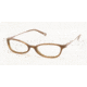 Chaps Eyeglass Frames CP3008, Brown Horn Frame w/Non-Rx 49 mm Diameter Lenses