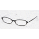 Chaps Eyeglass Frames CP3022, Black/White Frame w/Non-Rx 51 mm Diameter Lenses