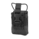 Chase Tactical Adjustable Radio Pouch, Black, One Size, NSN NONE, CT-30RP01-BK