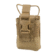 Chase Tactical Adjustable Radio Pouch, Coyote Tan, One Size, NSN NONE, CT-30RP01-CT