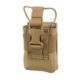 Chase Tactical Adjustable Radio Pouch, Coyote Tan, One Size, NSN NONE, CT-30RP01-CT