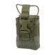 Chase Tactical Adjustable Radio Pouch, Ranger Green, One Size, NSN NONE, CT-30RP01-RG