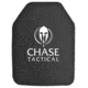 Chase Tactical Level IV Rifle Armor Plate, Stand Alone, NIJ 0101.06 Certified, DEA Compliant, Shooter Cut, 10x12, Multi Curve, 0.95in, 7.2 Lbs, 4s17m-MC-SC-1012