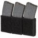 Chase Tactical Low-Vis Plate Carrier M1 w/ Triple Velcro 5.56 Mag Pouch, Black, X-Large, NSN NONE, CT-10LVPCM1-BK-XL