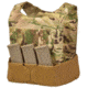 Chase Tactical Low-Vis Plate Carrier M1 w/ Triple Velcro 5.56 Mag Pouch, Multicam, Regular, NSN NONE, CT-10LVPCM1-MC