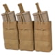 Chase Tactical Triple 5.56 Mag Pouch, Coyote, One Size, CT-20556MP3-CT