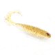 Chasebaits Curly Bait Soft Bait, 8, 4in, Golden Shiner, CB4-109