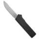 Chaves Chaves Dissident OTF Knife Petrified Black Aluminum 3.875" Stonewash, Black, CPM S35VN, adult, BHQ-219105