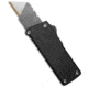 Chaves Knives OTF Folding Knife, Black Handle, Cross-Hatch, Black/Gray, 5.25 inch, BHQ-202716
