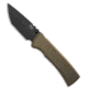 Chaves Knives Chaves Redencion 229 Integral Magnetic Frame Lock Knife Bronze Ti 3.75" Black, Bronze, Bohler M390, adult, BHQ-232021