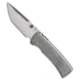 Chaves Knives Chaves Redencion 229 Tanto Integral Magnetic Frame Lock Knife Ti 3.75" Satin, Gray, Bohler M390, adult, BHQ-228860