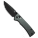 Chaves Knives Chaves Redencion Drop Point X-Lock Knife Gray Aluminum 3.25" Black D2, Gray, D2, adult, BHQ-223890