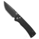 Chaves Knives Redencion Automatic Folding Knife, 3.375in, CPM S35VN, Tanto Blade, Aluminum, Black Handle, Black/Black, 7.875 inch, BHQ-218180