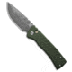 Chaves, Pro-Tech Chaves Knives Redencion Automatic Knife Tread Green Aluminum 3.4" Damascus, Green, Damascus, adult, BHQ-233384