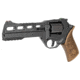 Chiappa Firearms Rhino 60SA Revolver, .357 Magnum/.38 Special, 6in Barrel, Fixed Fiber Optic Front Sight, Black Frame, Wood Grip, 6 Round Cylinder, CF340248