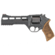 Chiappa Firearms Rhino 60SA Revolver, .357 Magnum/.38 Special, 6in Barrel, Fixed Fiber Optic Front Sight, Black Frame, Wood Grip, 6 Round Cylinder, CF340248