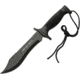 China Made Combat Knife Black