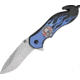 China Made Fast Flame Linerlock 3 in. Blade CN300209BL